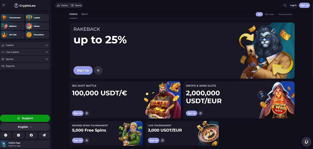 CryptoLeo Casino