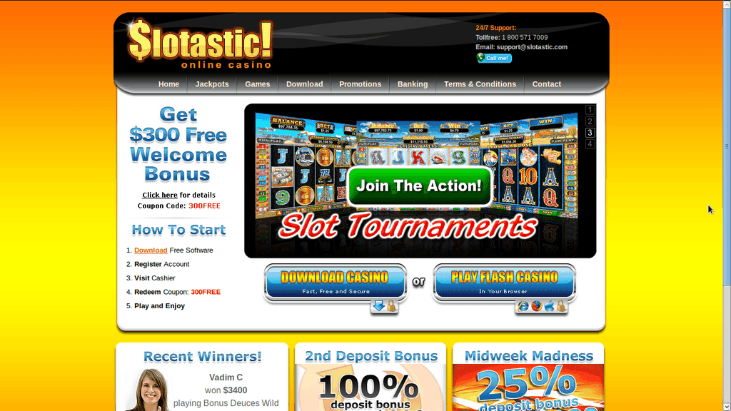 Slotastic Casino site
